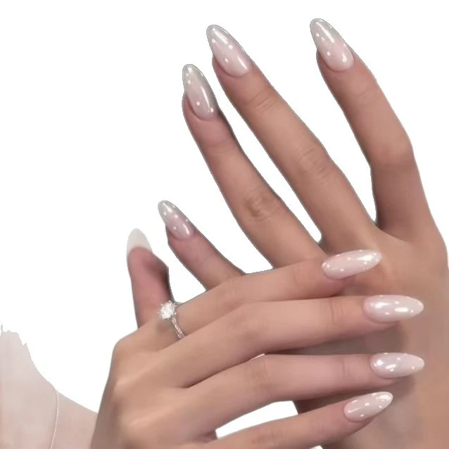 Premium Glänzendes Press-On Nagelset