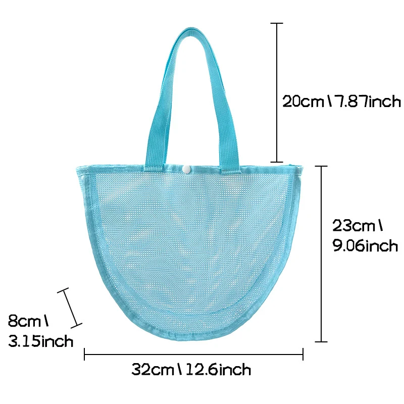Robuste Netz-Strandtasche mit breiten Trägern Skanto