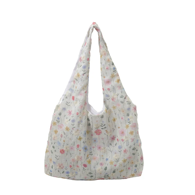 Umweltfreundliche Tote Bag mit Blumenmuster Skanto
