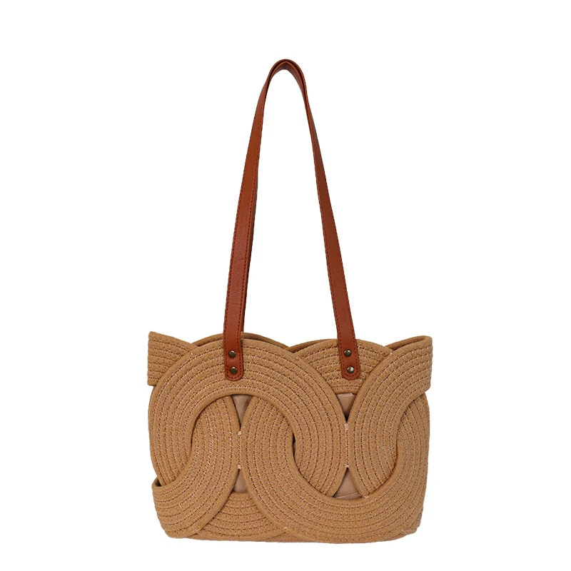 Designer-Tote Bag mit dekorativem Flechtmuster Skanto