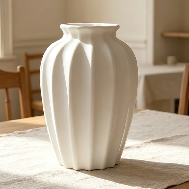 Skulpturale Texturierte Dekorative Vase Brehn