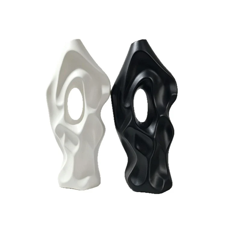 Skulpturale abstrakte dekorative Vase Brehn