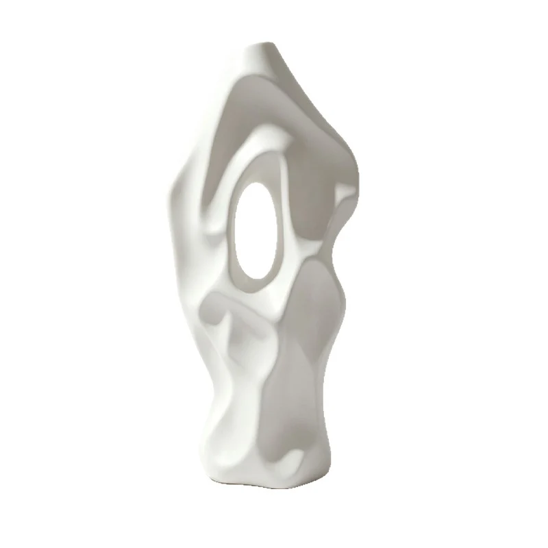 Skulpturale abstrakte dekorative Vase Brehn