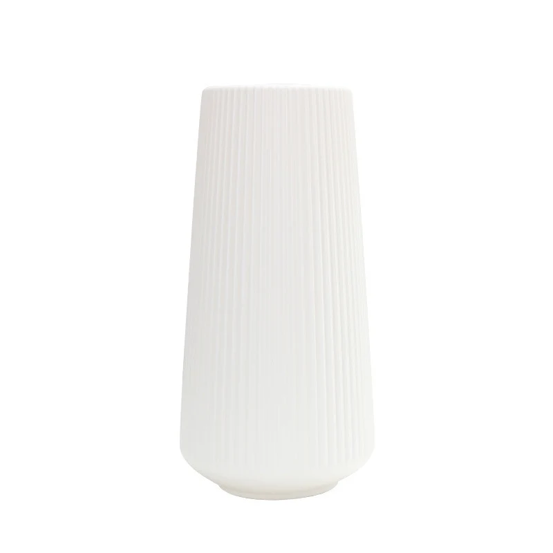 Rippé Porzellan Dekorative Vase Brehn