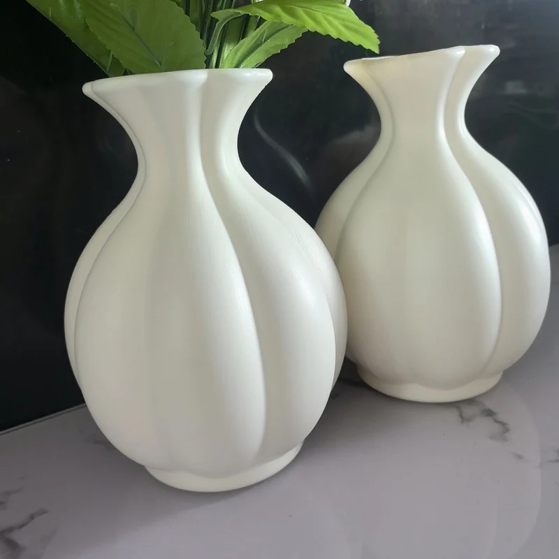 Elegante Skulpturierte Dekorative Vase Brehn
