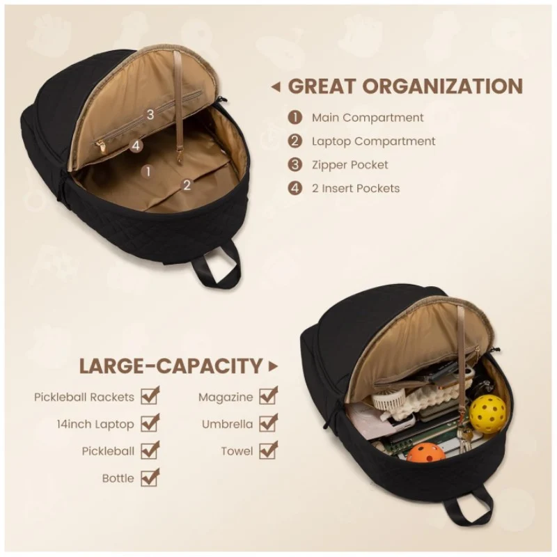 Tennisracket-Rucksack Brehn