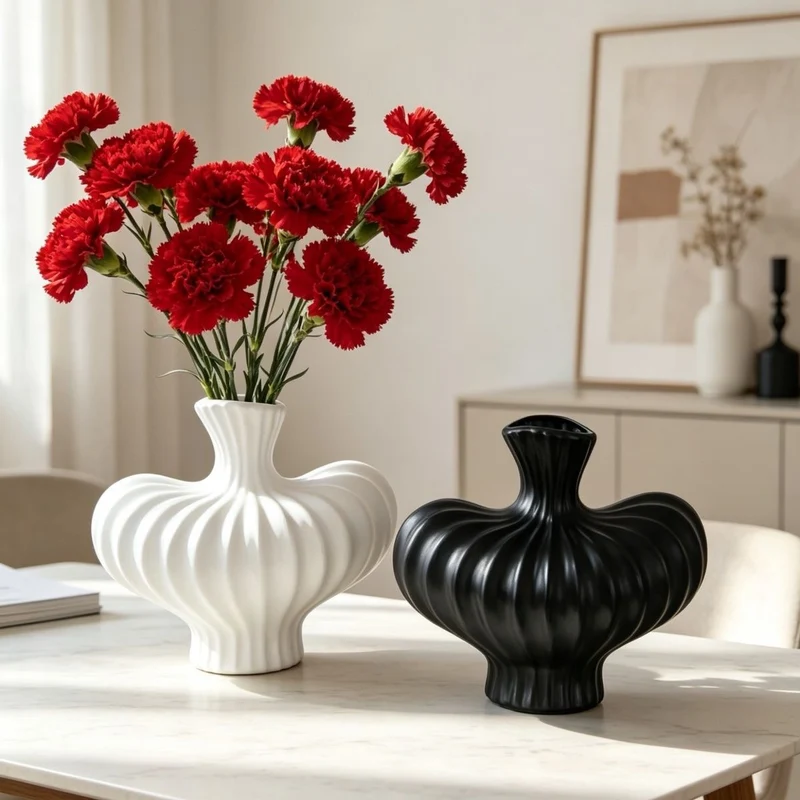Dekorative Künstlerische Vase Brehn