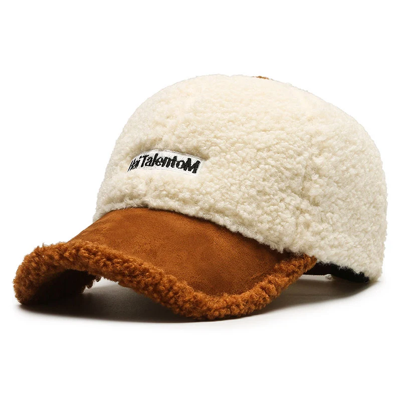 Damen Gemütliche Plüsch-Fleece-Baseballkappe Skanto