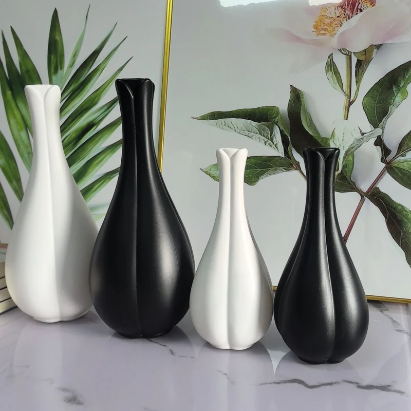Moderne tulpenförmige dekorative Vase Brehn