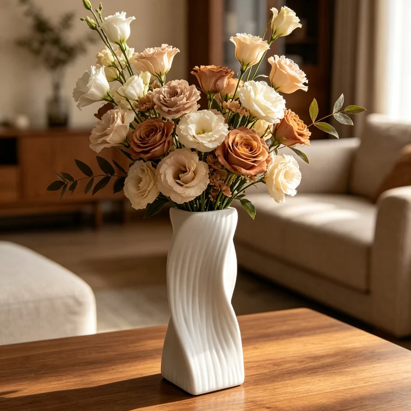 Moderne Skulpturale Dekorative Vase Brehn