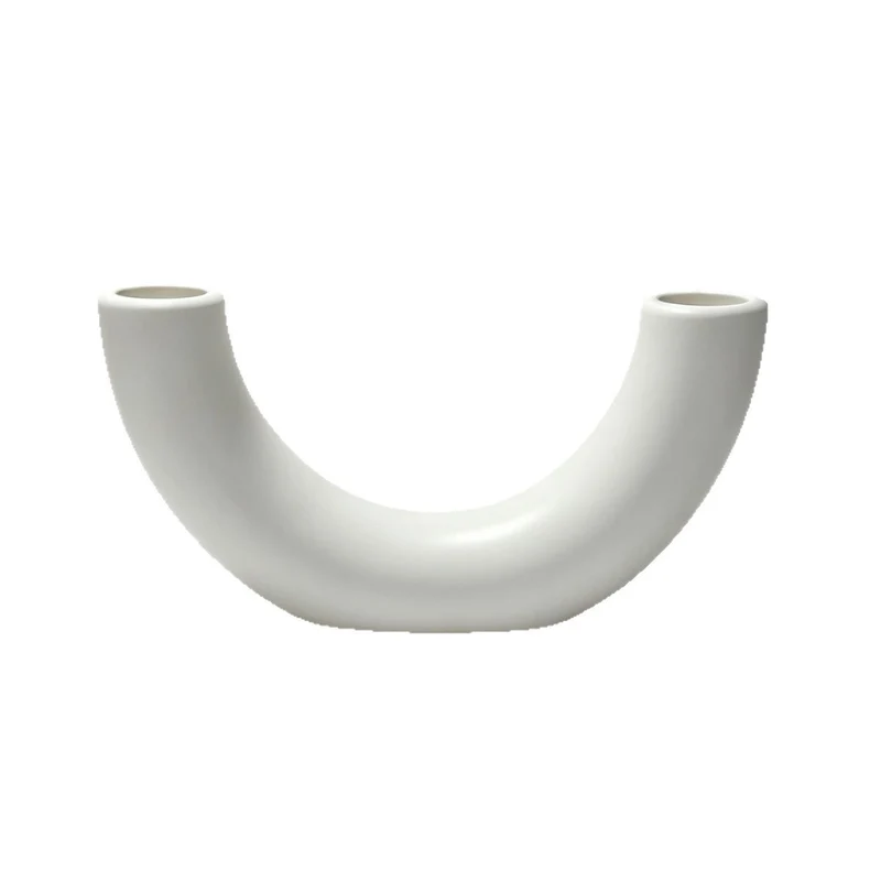 Zeitgenössische gewölbte Dual-Vase Brehn