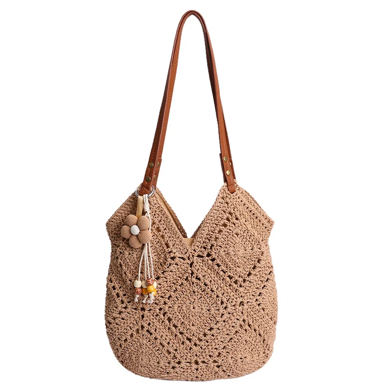 Handgemachte Makramee Shopper-Tasche Skanto