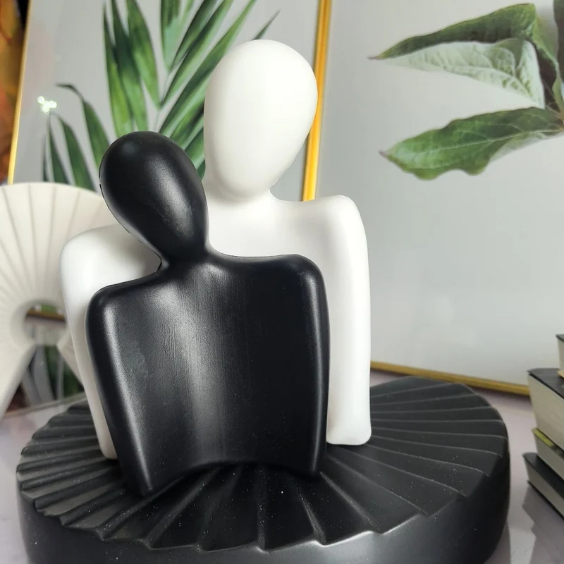 Künstlerische Dualfigur Dekoration Brehn