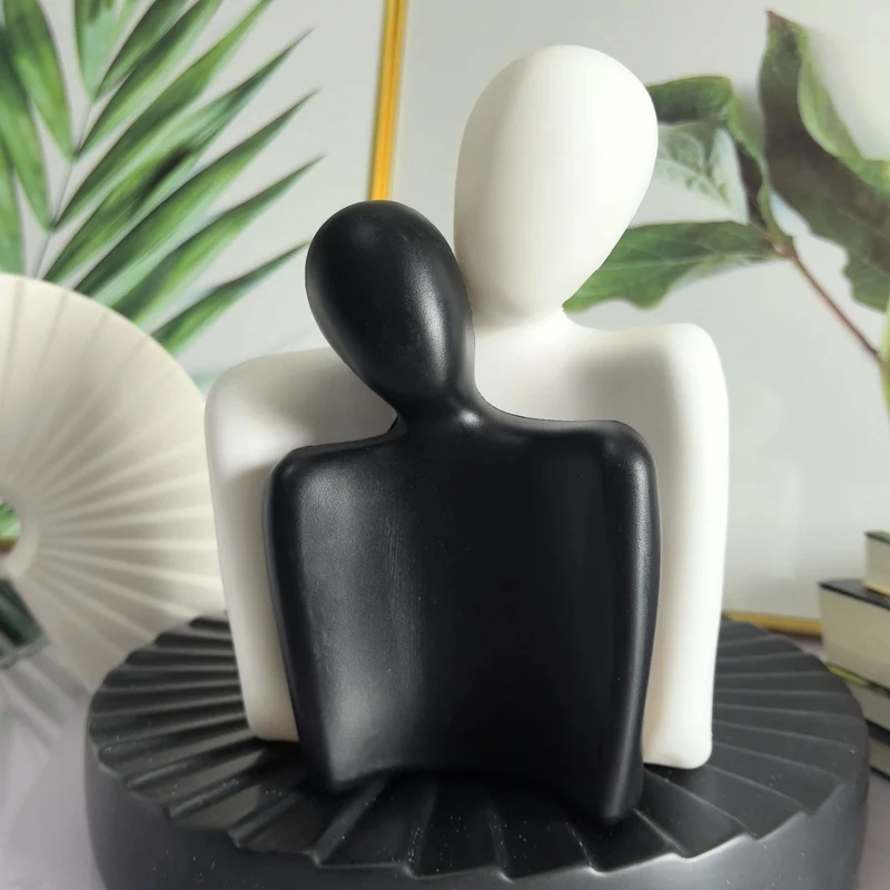 Künstlerische Dualfigur Dekoration Brehn