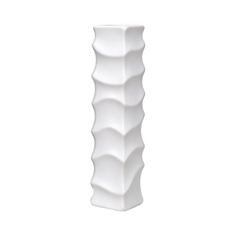 Dekorative Slim Wave Vase Brehn