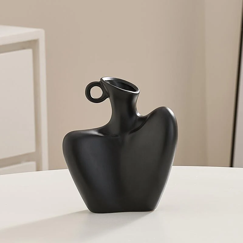 Abstract Textured Decorative Vase Brehn