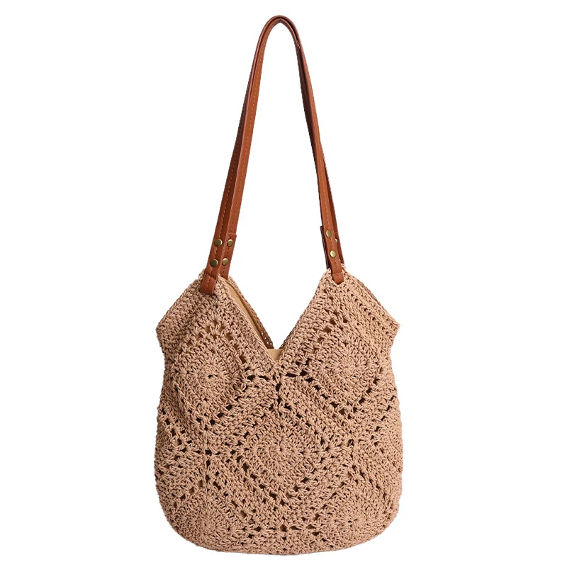 Handgemachte Makramee Shopper-Tasche Skanto