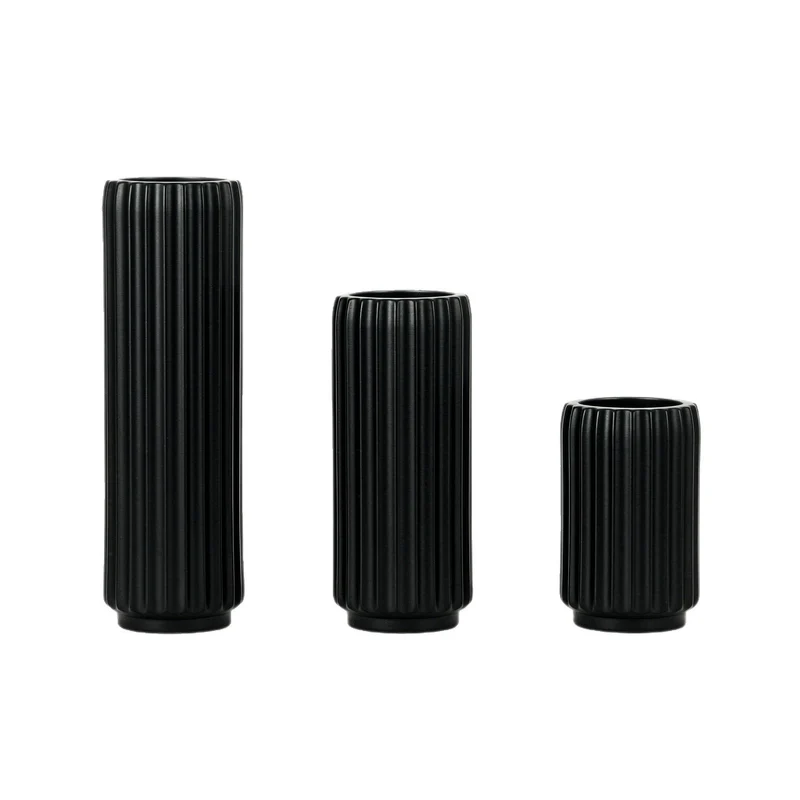 Elegante Fluted Dekorative Bodenvase Brehn