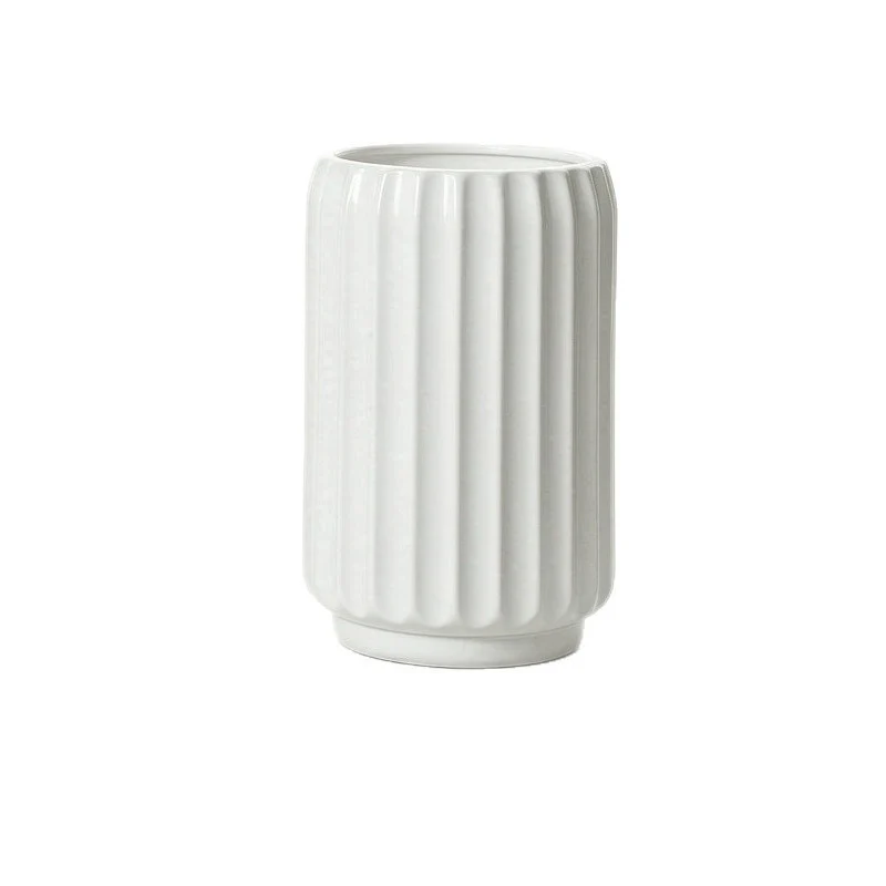 Elegante Fluted Dekorative Bodenvase Brehn