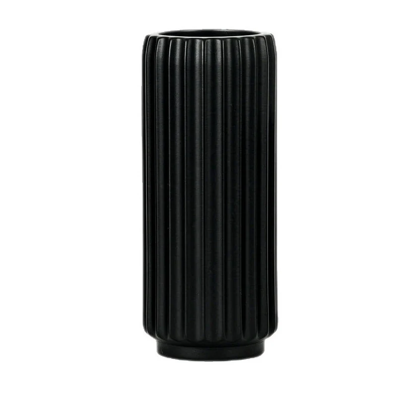 Elegante Fluted Dekorative Bodenvase Brehn