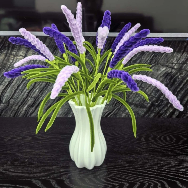 Dekorativer gerippter Keramikblumenvas Brehn