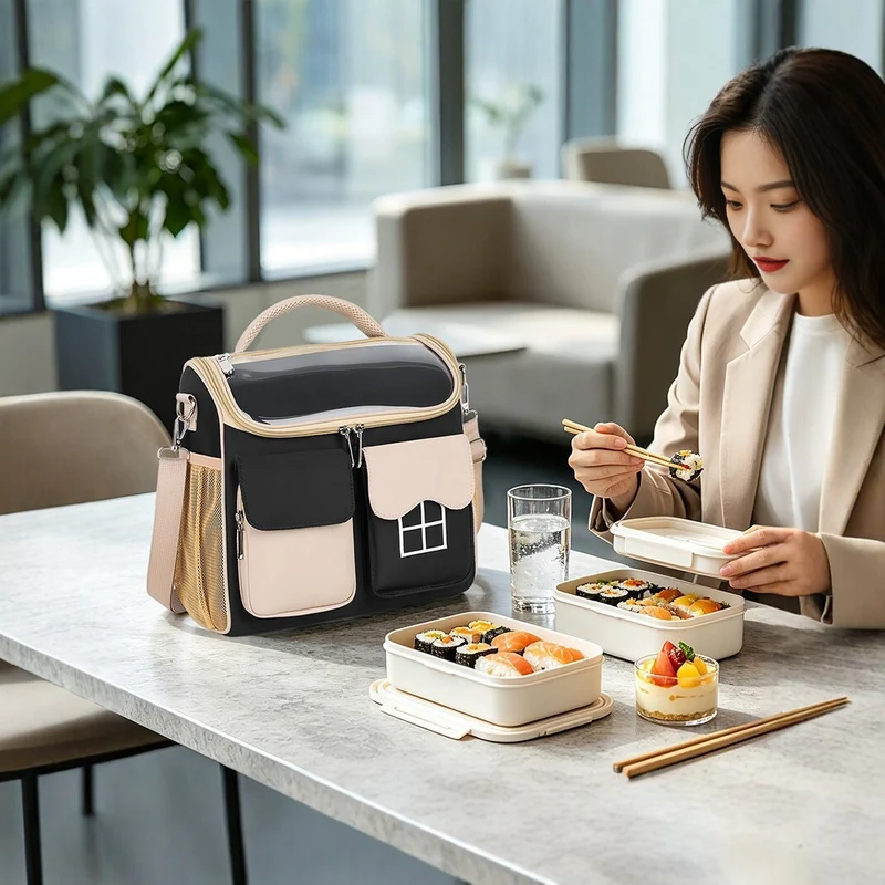 Multi-Taschen-isolierte Lunch-Kühltasche Brehn