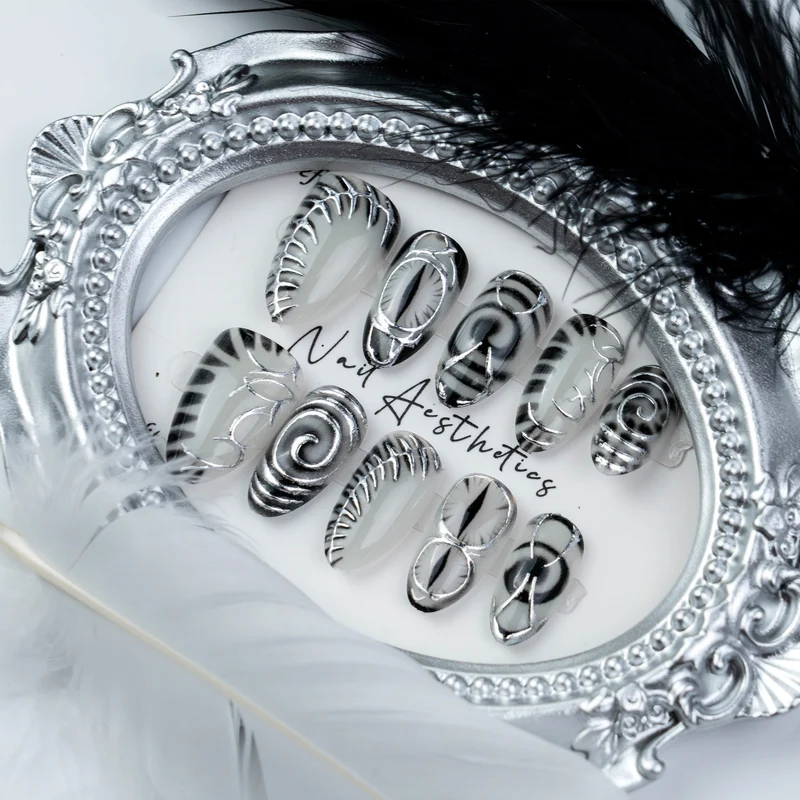 Gothic Fantasy Press-On Nagelkunst Set