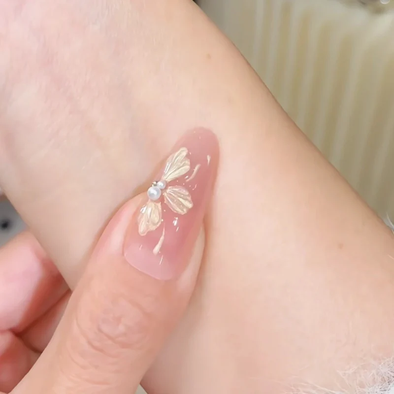 Blumen Acryl Nagelverlängerungen