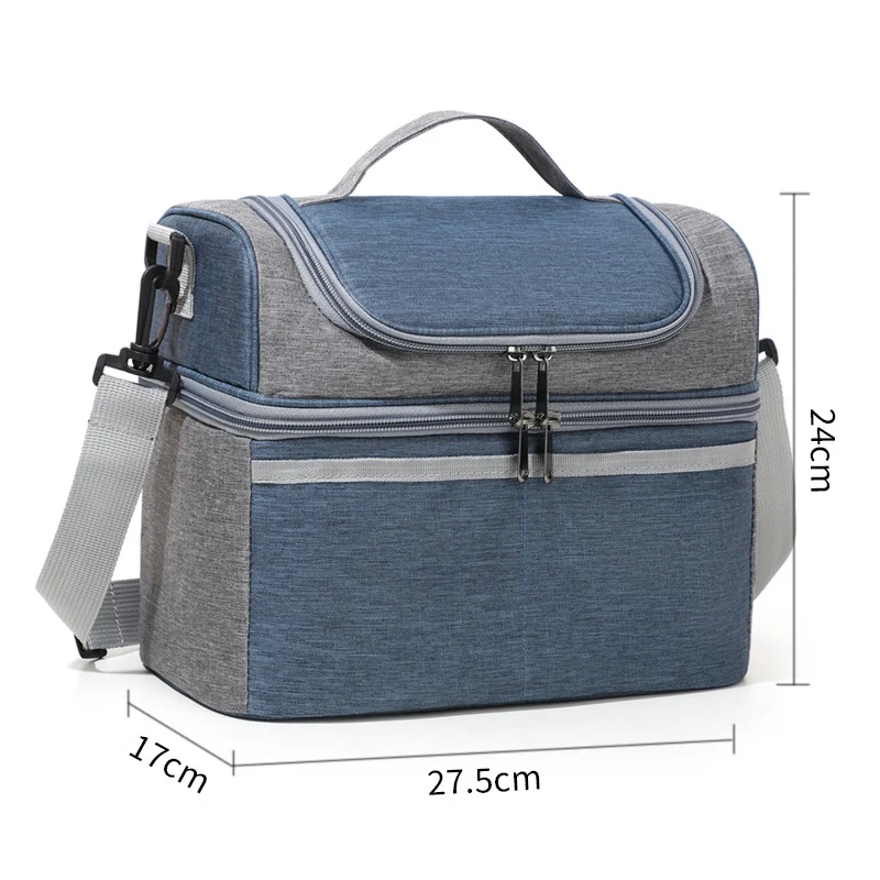 Isolierte Lunch-Kühltasche mit mehreren Taschen Brehn