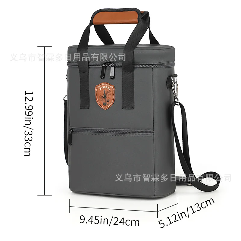 Isolierte Lunch-Kühltasche mit mehreren Taschen Brehn