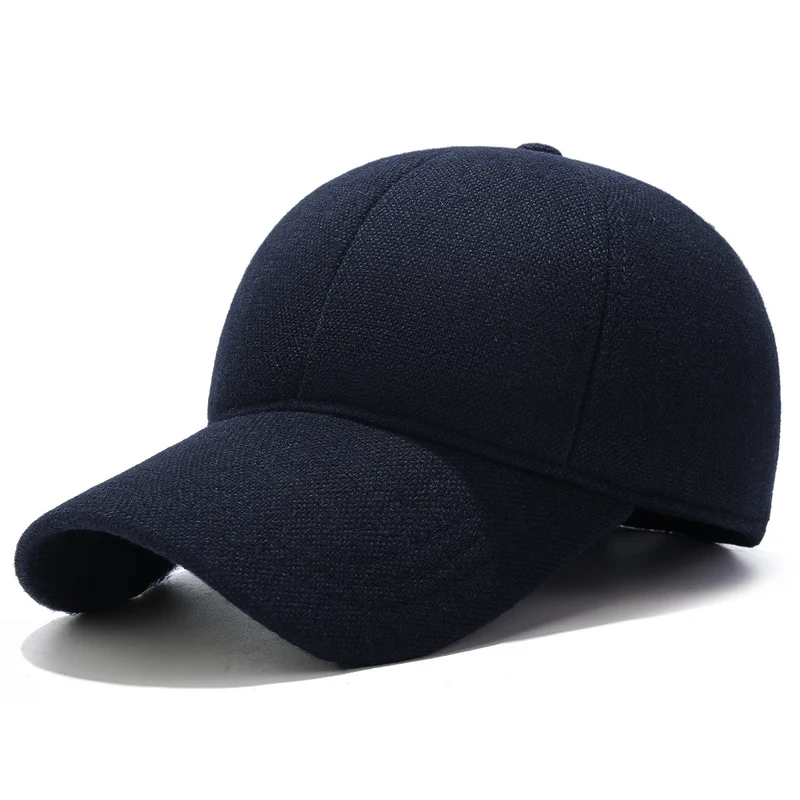 Klassische Baseballkappe für Herren aus Wollfilz Skanto
