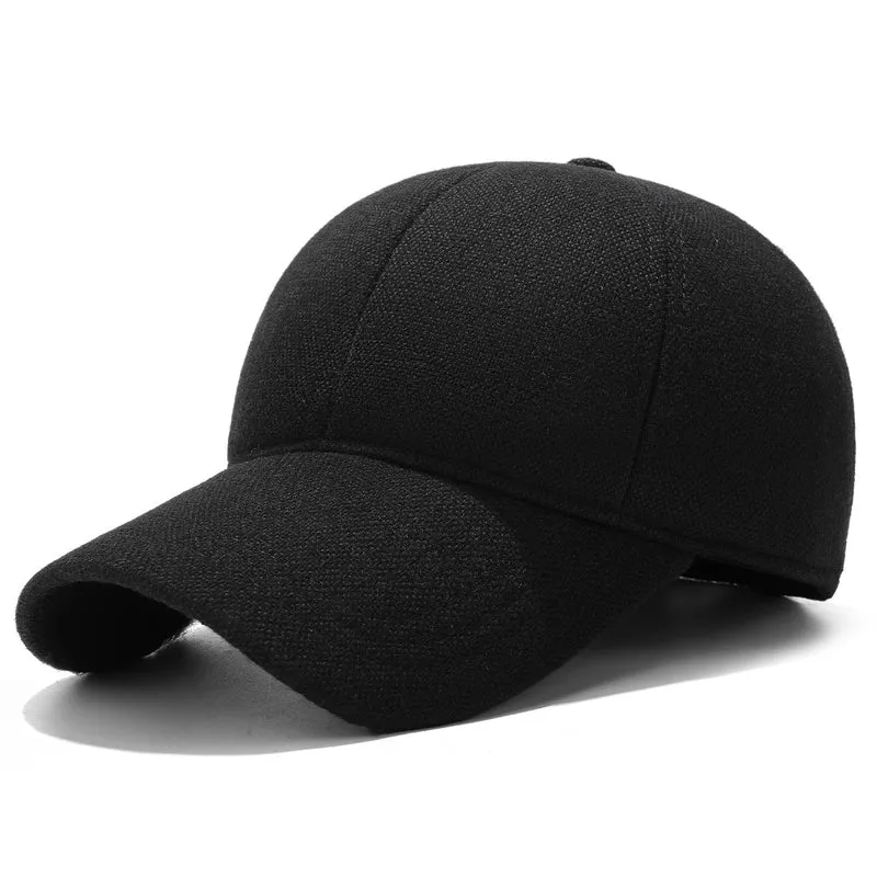 Klassische Baseballkappe für Herren aus Wollfilz Skanto
