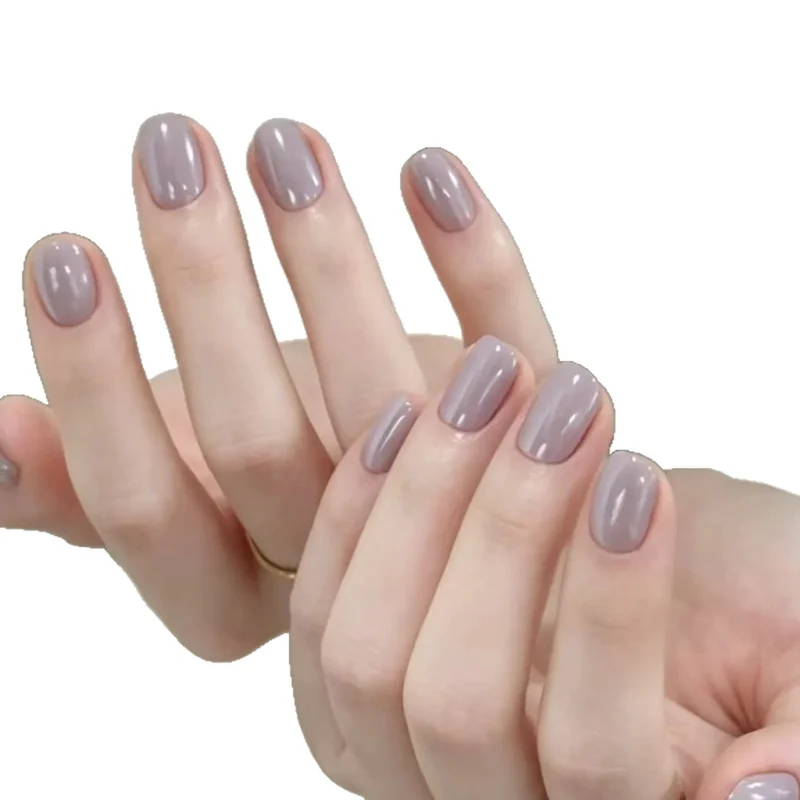 Elegante Glänzende Nagelerweiterungen