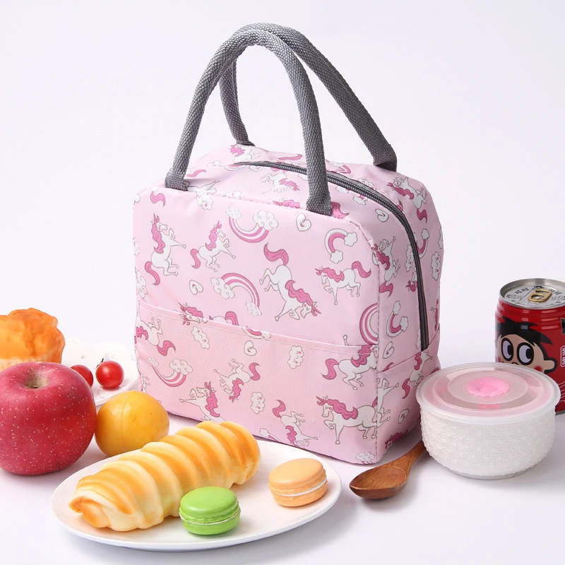 Stilvolle isolierte tropische Lunchkühltasche Brehn