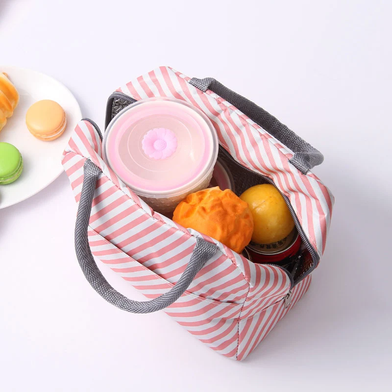 Stilvolle isolierte tropische Lunchkühltasche Brehn