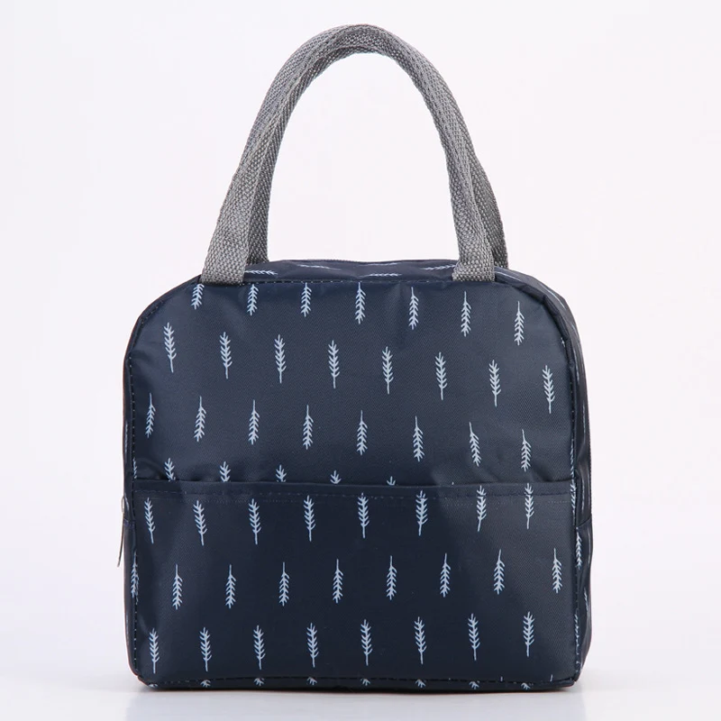 Stilvolle isolierte tropische Lunchkühltasche Brehn