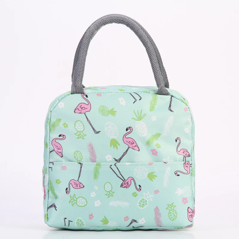 Stilvolle isolierte tropische Lunchkühltasche Brehn
