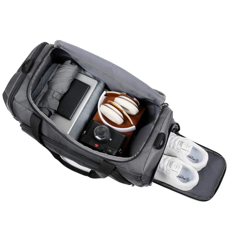 Unisex Sportliche Reisetasche mit verstärktem Boden und Belüftungsfach Skanto