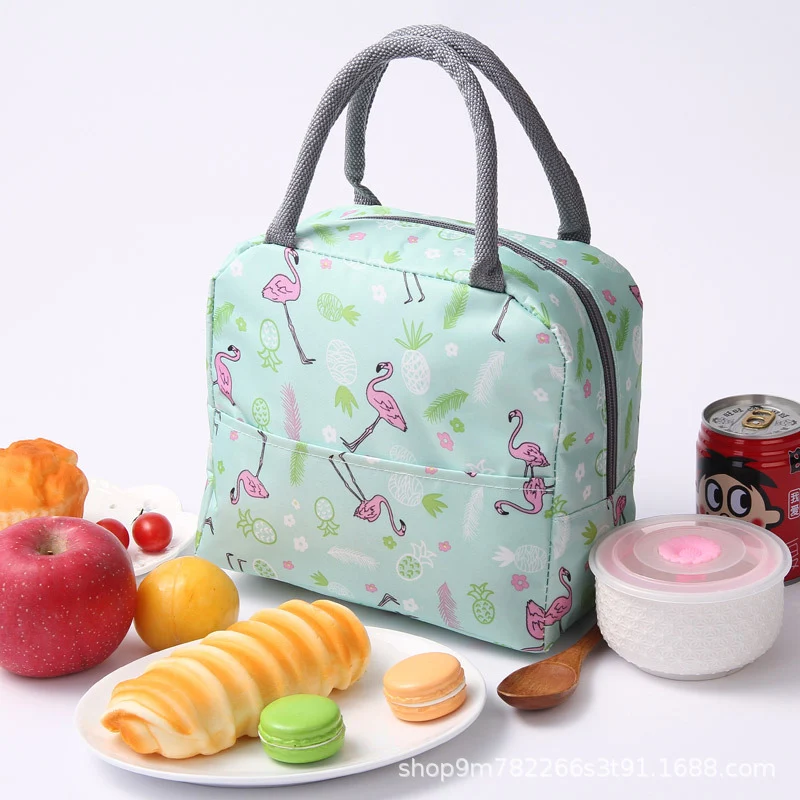 Isolierte Flamingo-Muster Mittagstasche Brehn