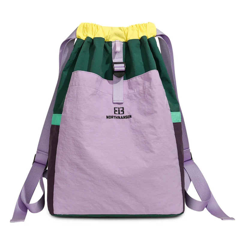 Bunter Kordelzug-Rucksack Brehn