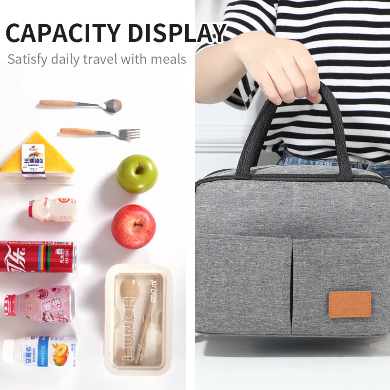 Stylische isolierte Lunch-Tasche Brehn