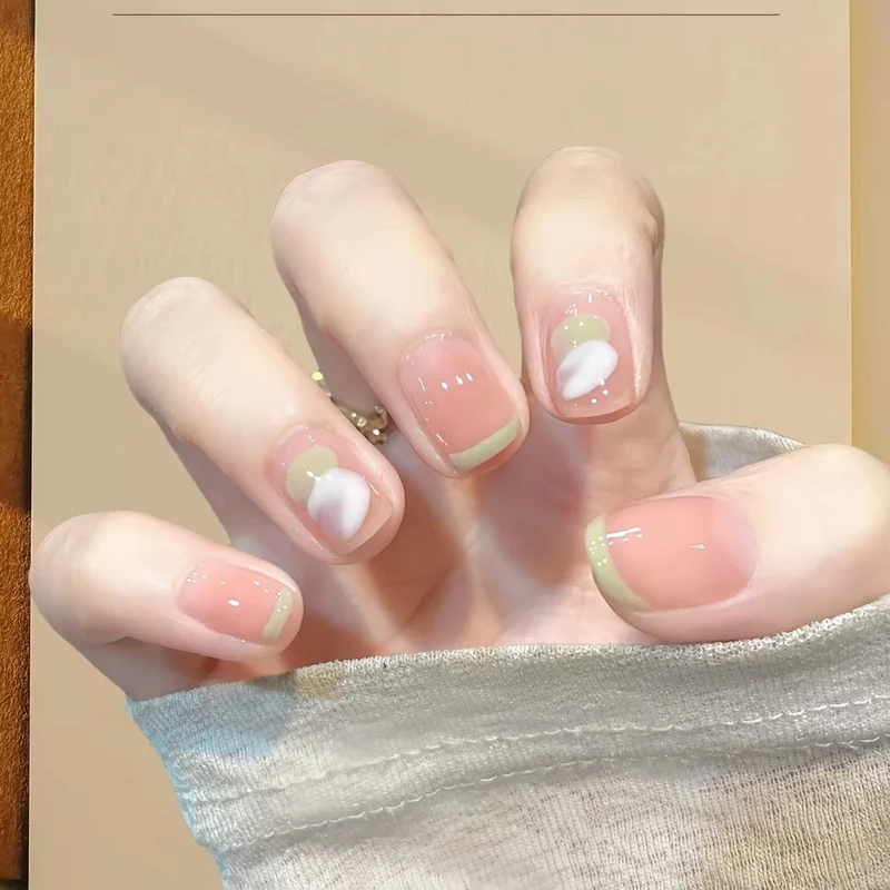Künstlerische 3D Blumen Nagelverlängerungen