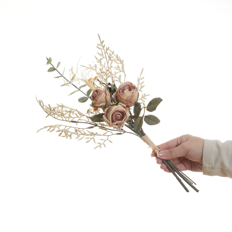 Elegante Stoff Blumenstrauß