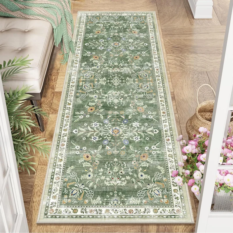 Vintage-inspirierter Läufer Teppich