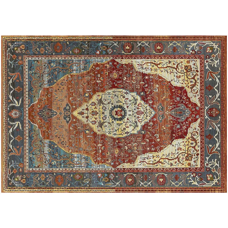 Traditioneller floraler Musterbereichsteppich