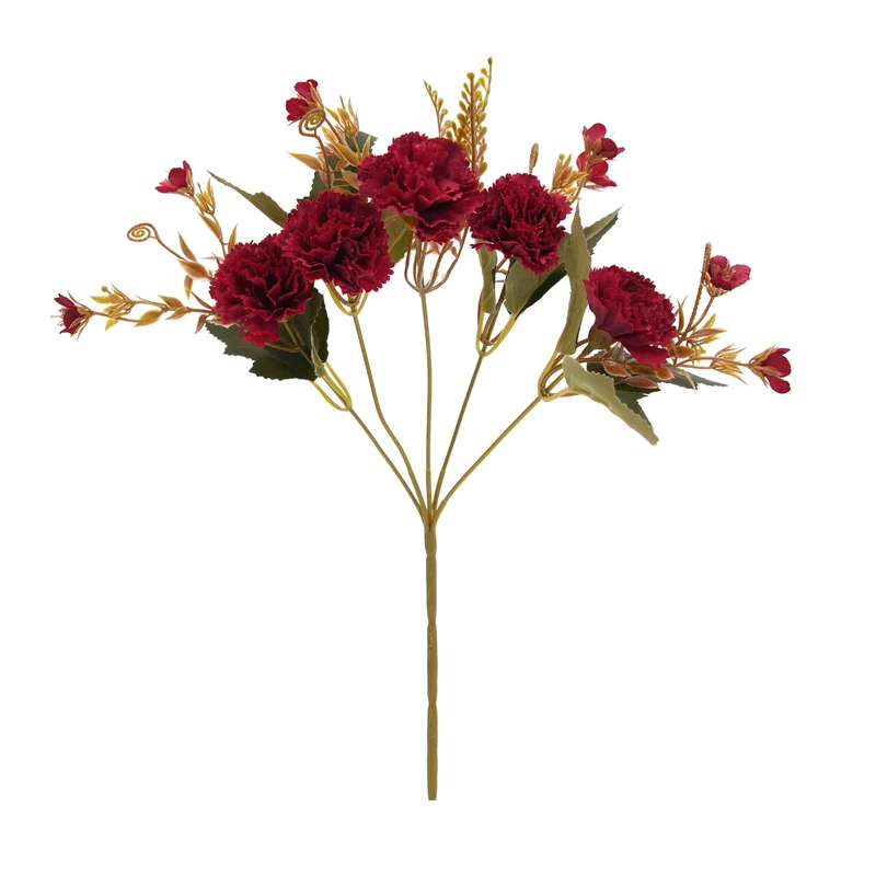 Lebensnahe Nelke Blumenspiess Dekoration