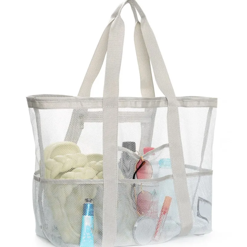 Praktische Strandtasche im Mesh-Design Skanto