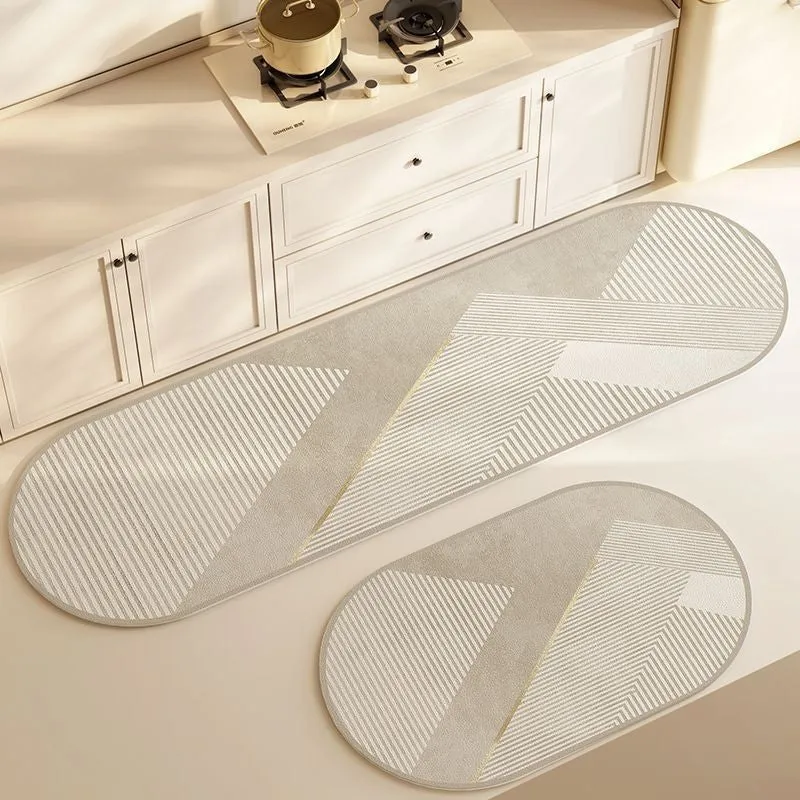 Modern geometrischer Küchenläufer Teppich