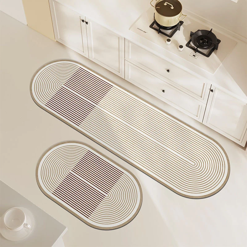 Modern geometrischer Küchenläufer Teppich