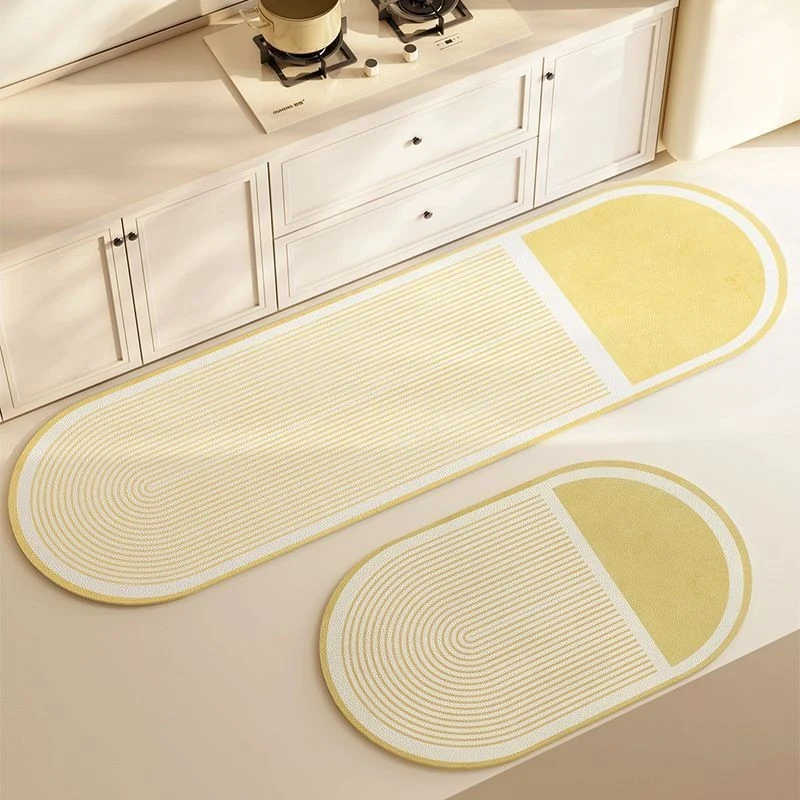 Modern geometrischer Küchenläufer Teppich